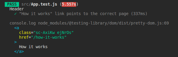 debug element